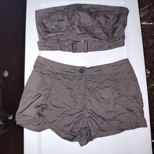 SHEIN Gray Cargo Shorts for Women
